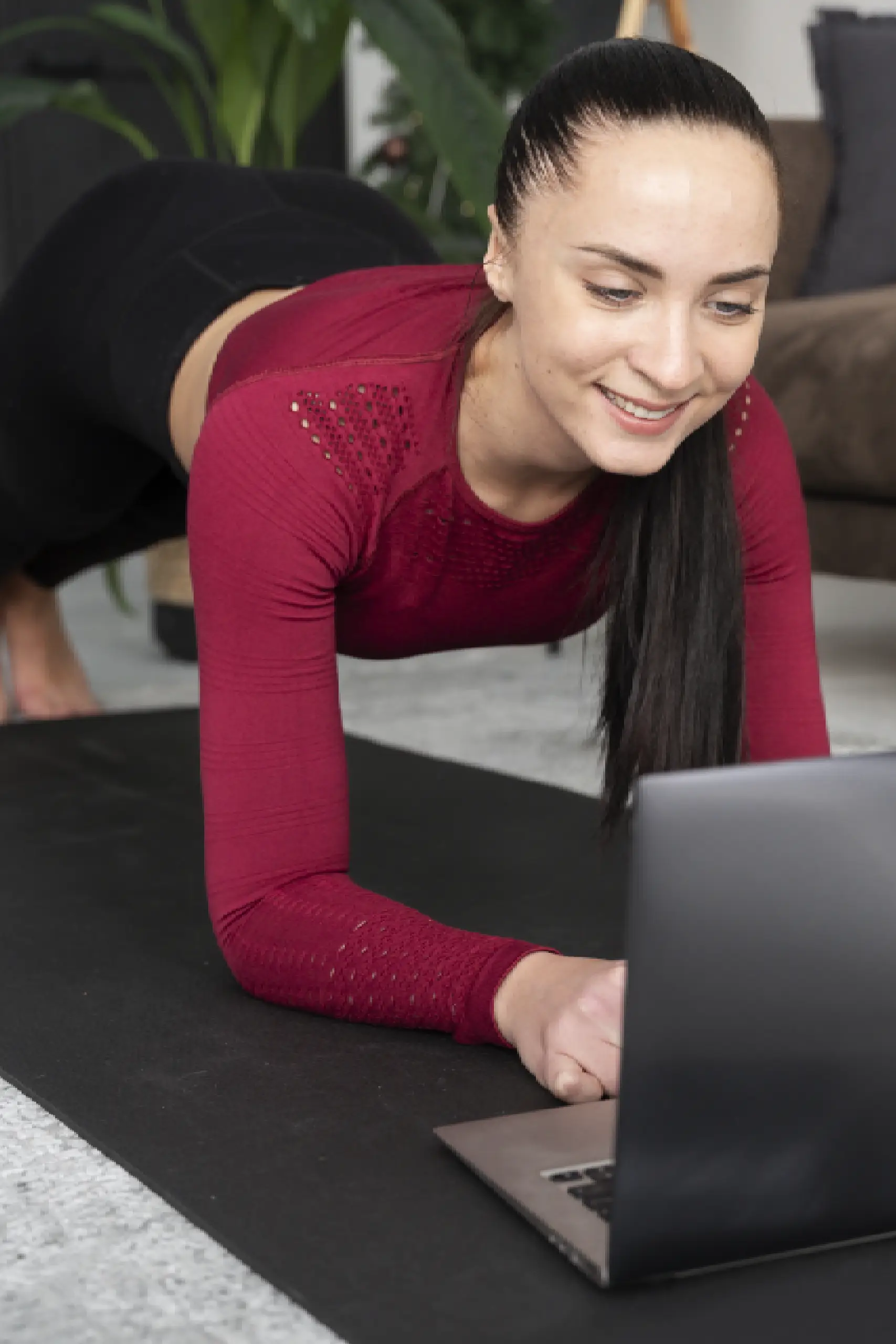 beautiful-young-woman-fitness-training-scaled Woman in fitness training session